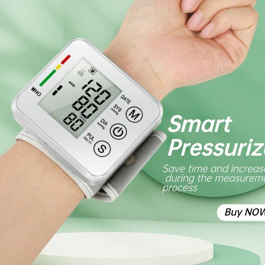 Big Sale - Electronic Wrist Blood Pressure LCD Monitor