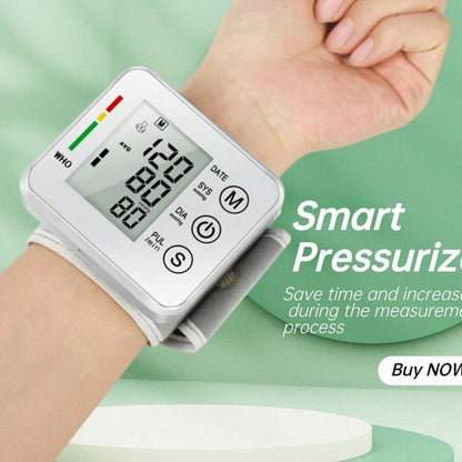 Big Sale - Electronic Wrist Blood Pressure LCD Monitor