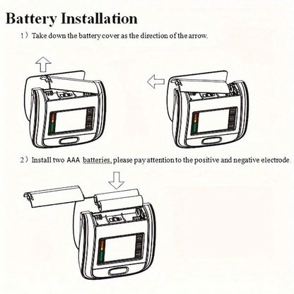 Digital Wrist Blood Pressure Monitor – LCD Screen, Voice, Portable Case